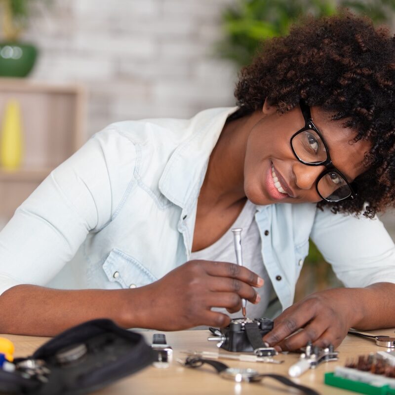 electronics repair tech fixes circuit board electronics repair tech fixes circuit board
